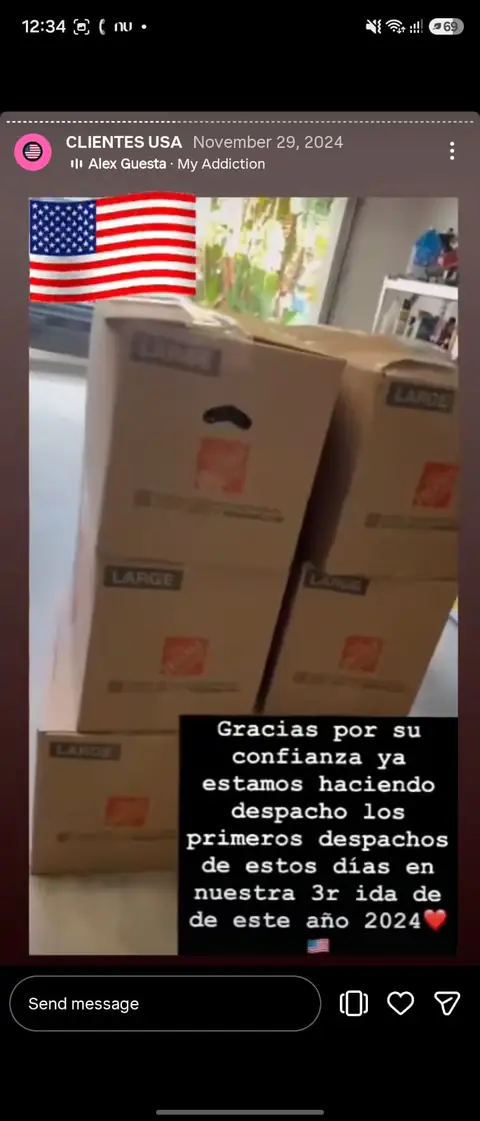 Pereira · pedido entregado feliz