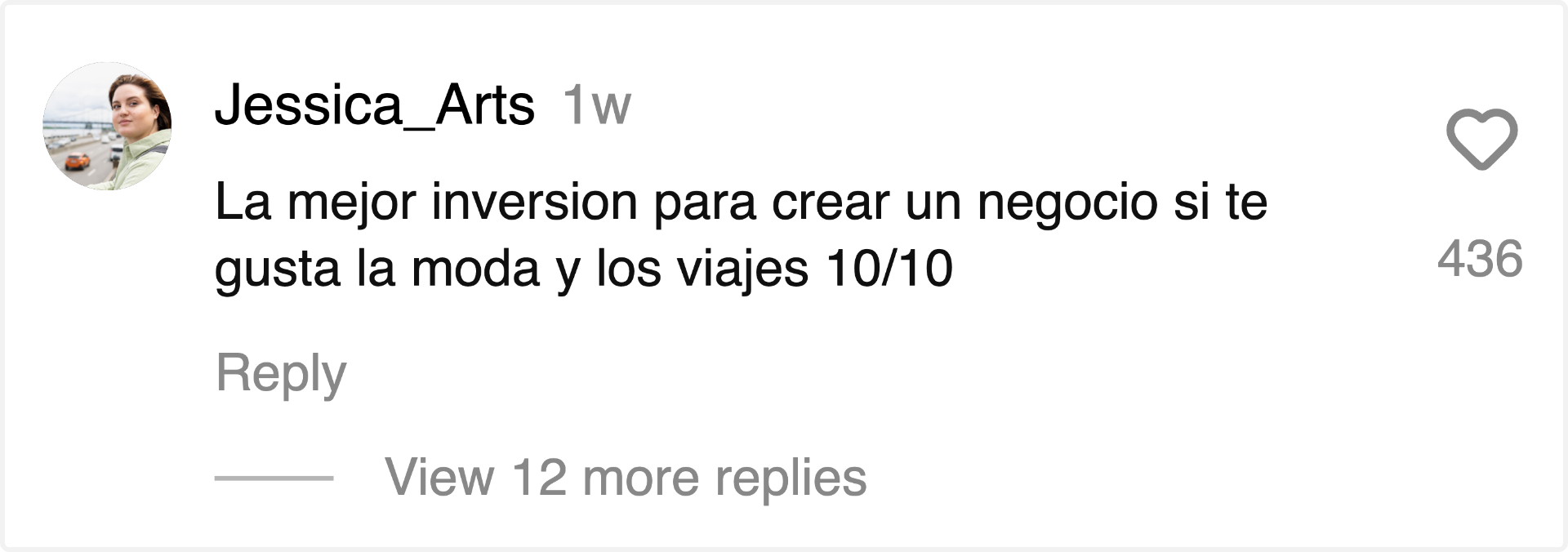 Comentario real de clienta