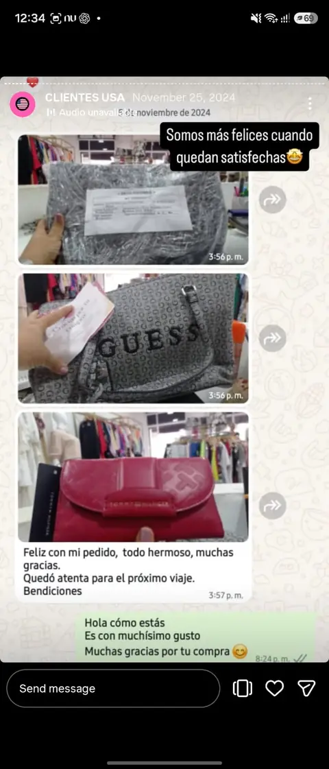 Pedido espectacular Guess 💝