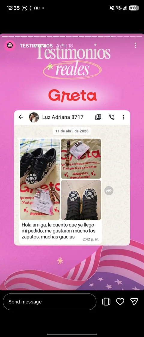 Luz Adriana · zapatos entregados 🇨🇴