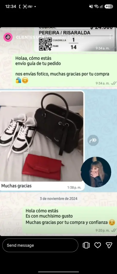 Guess + Tommy · feliz con su pedido
